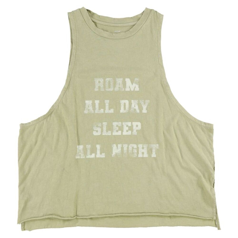 aerie Womens Roam All Day Sleep All Night Pajama Sleep Tank Top, NWT